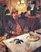  Henri  Toulouse-Lautrec M. Boileau Au Cafe France oil painting artist